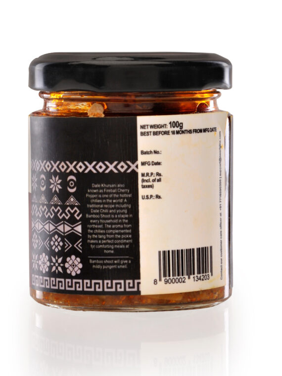 Dalle Chilli with Bamboo Shoot Pickle, 100g