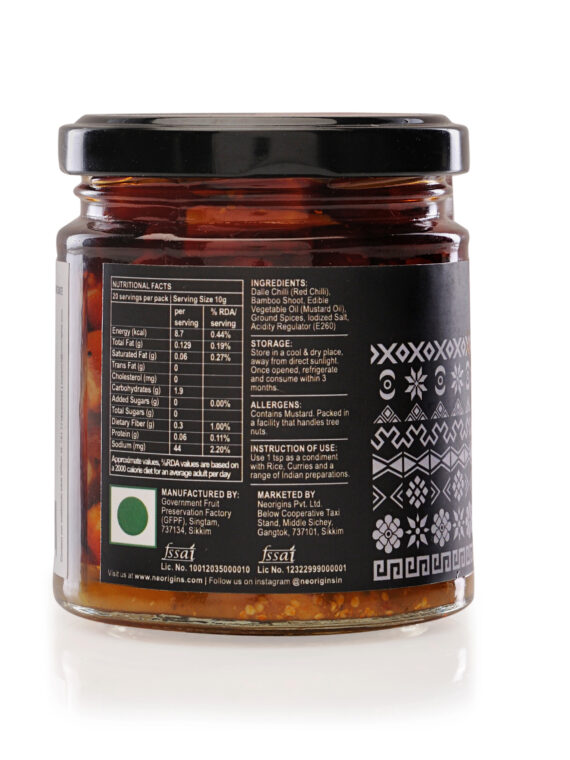 Dalle Chilli with Bamboo Shoot Pickle, 200g