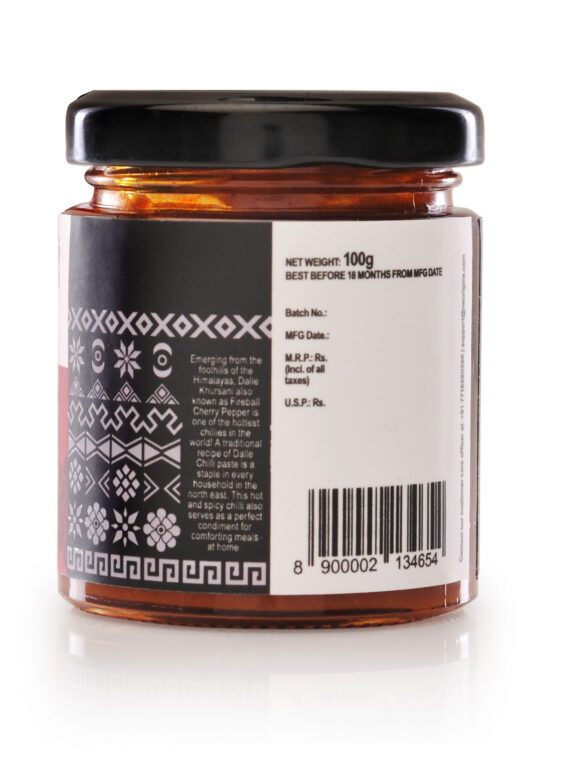 Dalle Chilli Pure Paste, 100g