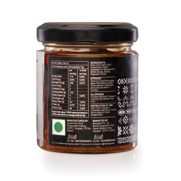 Dalle Chilli Pickle, 100g