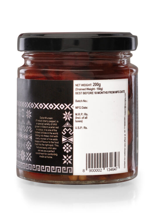 Dalle Chilli in Vinegar, 200g