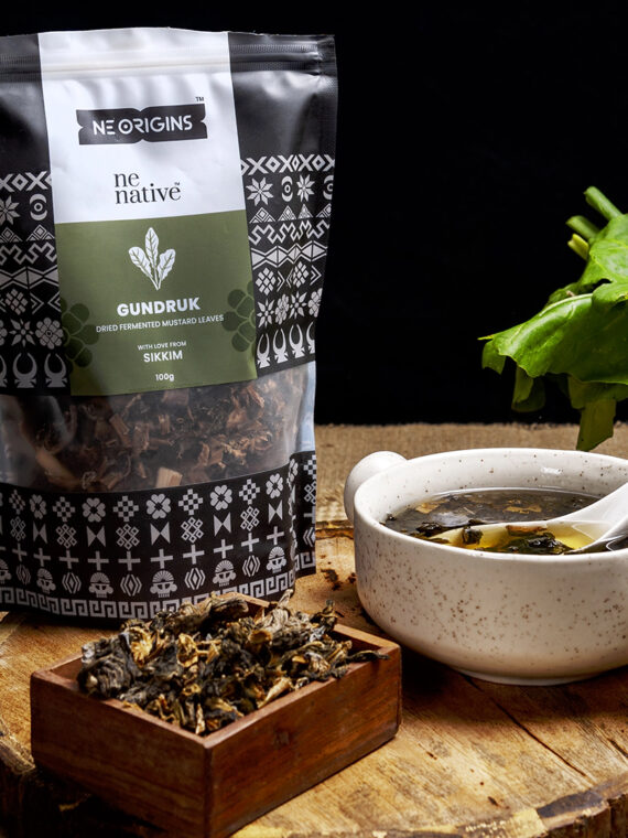 Gundruk (Dehydrated Fermented Mustard leaves), 100g