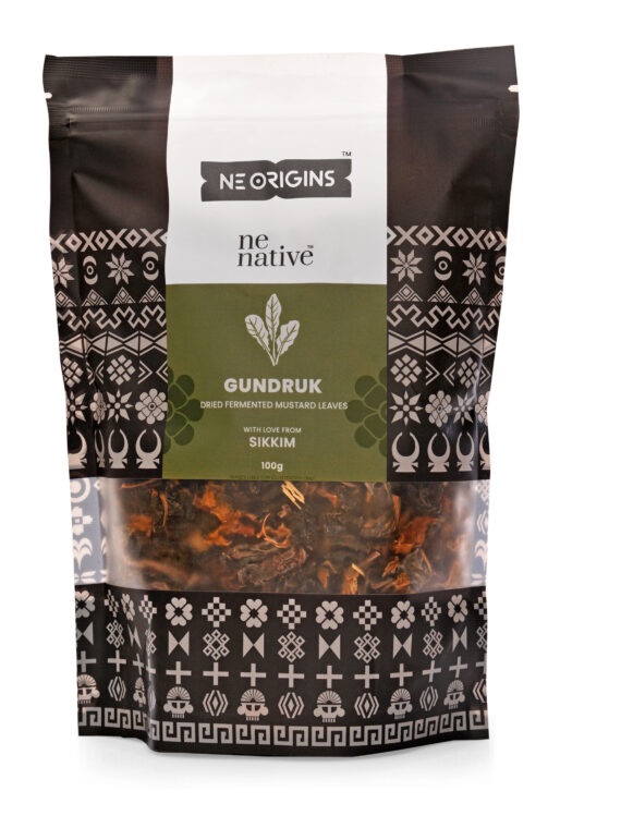 Gundruk (Dehydrated Fermented Mustard leaves), 100g